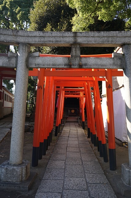 阿那稲荷神社の鳥居の写真