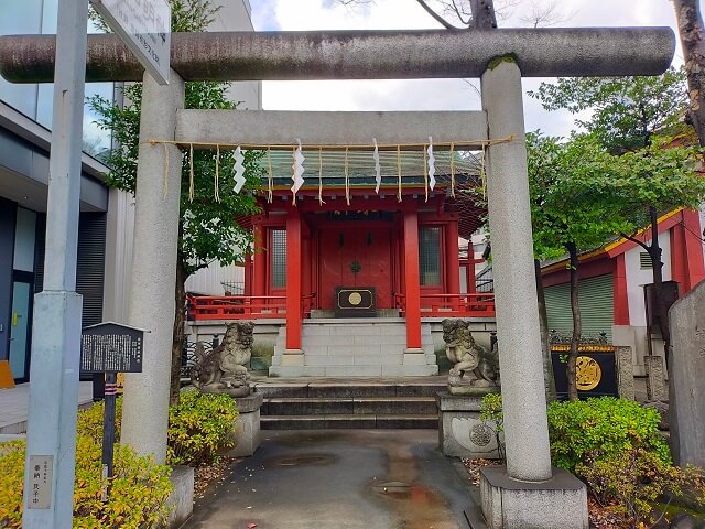 神田神社の魚河岸神社の写真