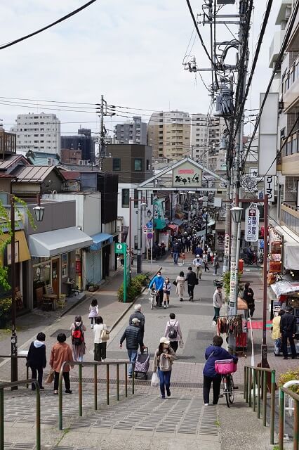 谷中ぎんざのだんだん坂の写真