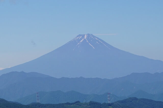 大菩薩峠から見た富士山