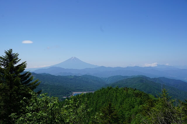 雷岩からの景色