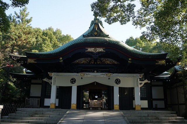 王子神社の拝殿